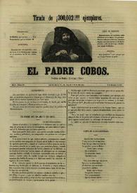 El padre Cobos. Año I, Número XV, 25 de diciembre de 1854 | Biblioteca Virtual Miguel de Cervantes