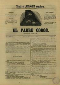 El padre Cobos. Año I, Número XXI, 25 de enero de 1855 | Biblioteca Virtual Miguel de Cervantes
