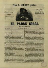 El padre Cobos. Año I, Número XXV, 15 de febrero de 1855 | Biblioteca Virtual Miguel de Cervantes