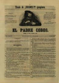 El padre Cobos. Año I, Número XLVI, 30 de mayo de 1855 | Biblioteca Virtual Miguel de Cervantes