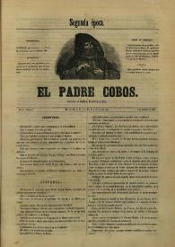El padre Cobos. Año II, Número I, 5 de setiembre de 1855 [sic] | Biblioteca Virtual Miguel de Cervantes