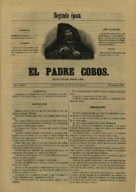 El padre Cobos. Año II, Número V, 25 de setiembre de 1855 [sic] | Biblioteca Virtual Miguel de Cervantes