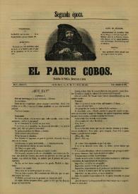 El padre Cobos. Año II, Número VI, 30 de setiembre de 1855 [sic] | Biblioteca Virtual Miguel de Cervantes