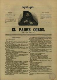 El padre Cobos. Año II, Número XVIII, 30 de noviembre de 1855 | Biblioteca Virtual Miguel de Cervantes