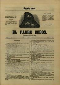 El padre Cobos. Año II, Número XIX, 5 de diciembre de 1855 | Biblioteca Virtual Miguel de Cervantes