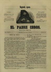 El padre Cobos. Año II, Número XXVI, 10 de enero de 1856 | Biblioteca Virtual Miguel de Cervantes