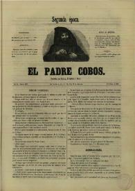 El padre Cobos. Año II, Número XXIX, 25 de enero de 1856 | Biblioteca Virtual Miguel de Cervantes