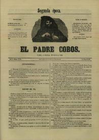 El padre Cobos. Año II, Número XXXVII, 5 de marzo de 1856 | Biblioteca Virtual Miguel de Cervantes