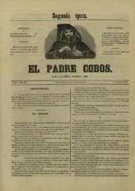 El padre Cobos. Año II, Número XLI, 25 de marzo de 1856 | Biblioteca Virtual Miguel de Cervantes