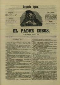 El padre Cobos. Año II, Número XLIII, 5 de abril de 1856 | Biblioteca Virtual Miguel de Cervantes