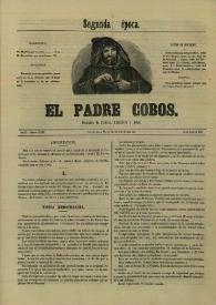 El padre Cobos. Año II, Número XLVIII, 30 de abril de 1856 | Biblioteca Virtual Miguel de Cervantes