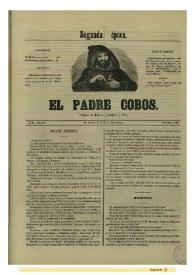 El padre Cobos. Año II, Número LII, 20 de mayo de 1856 | Biblioteca Virtual Miguel de Cervantes