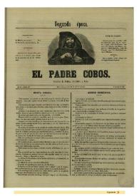 El padre Cobos. Año II, Número LV, 5 de junio de 1856 | Biblioteca Virtual Miguel de Cervantes