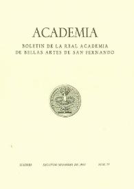 Academia : Anales y Boletín de la Real Academia de Bellas Artes de San Fernando. Núm. 77, segundo semestre, 1993 | Biblioteca Virtual Miguel de Cervantes