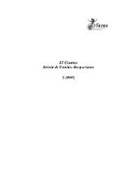 El Gnomo: boletín de estudios becquerianos. Núm. 2, 1993 | Biblioteca Virtual Miguel de Cervantes