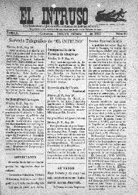 El intruso. Tri-Semanario Joco-serio netamente independiente. Tomo I, núm. 80, sábado 1 de octubre de 1921 | Biblioteca Virtual Miguel de Cervantes