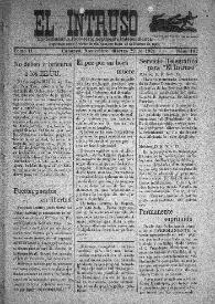 El intruso. Tri-Semanario Joco-serio netamente independiente. Tomo II, núm. 102, martes 22 de noviembre de 1921 | Biblioteca Virtual Miguel de Cervantes
