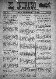 El intruso. Tri-Semanario Joco-serio netamente independiente. Tomo II, núm. 110, sábado 10 de diciembre de 1921 | Biblioteca Virtual Miguel de Cervantes