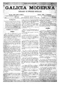 Galicia Moderna. Núm. 20, 13 de agosto de 1885 | Biblioteca Virtual Miguel de Cervantes