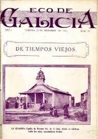 Eco de Galicia (A Habana, 1917-1936) [Reprodución]. Núm. 25 decembro 1917 | Biblioteca Virtual Miguel de Cervantes