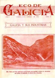 Eco de Galicia (A Habana, 1917-1936) [Reprodución]. Núm. 34 febreiro 1918 | Biblioteca Virtual Miguel de Cervantes