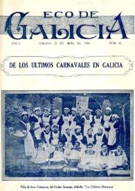 Eco de Galicia (A Habana, 1917-1936) [Reprodución]. Núm. 42 abril 1918 | Biblioteca Virtual Miguel de Cervantes