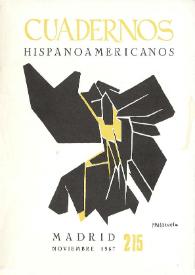 Cuadernos Hispanoamericanos. Núm. 215, noviembre 1967 | Biblioteca Virtual Miguel de Cervantes
