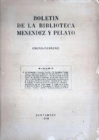 Boletín de la Biblioteca de Menéndez Pelayo. 1919 | Biblioteca Virtual Miguel de Cervantes