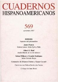 Cuadernos Hispanoamericanos. Núm. 569, noviembre 1997 | Biblioteca Virtual Miguel de Cervantes