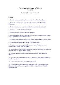 Puertas a la Lectura. Núm. 15-16 - abril 2002 | Biblioteca Virtual Miguel de Cervantes