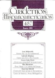Cuadernos Hispanoamericanos. Núm. 487, enero 1991 | Biblioteca Virtual Miguel de Cervantes