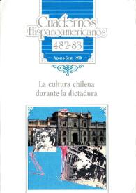 Cuadernos Hispanoamericanos. Núm. 482-483, agosto-septiembre 1990 | Biblioteca Virtual Miguel de Cervantes