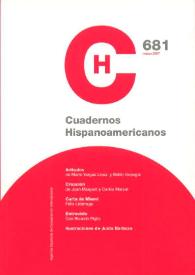 Cuadernos Hispanoamericanos. Núm. 681, marzo 2007 | Biblioteca Virtual Miguel de Cervantes