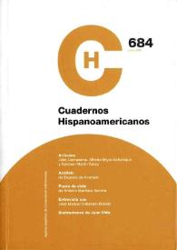 Cuadernos Hispanoamericanos. Num. 684, junio 2007 | Biblioteca Virtual Miguel de Cervantes