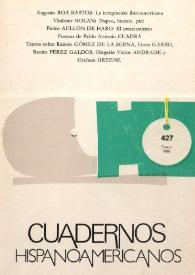 Cuadernos Hispanoamericanos. Núm. 427, enero 1986 | Biblioteca Virtual Miguel de Cervantes