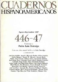 Cuadernos Hispanoamericanos. Núm. 446-447, agosto-septiembre 1987 | Biblioteca Virtual Miguel de Cervantes