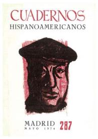Cuadernos Hispanoamericanos. Núm. 287, mayo 1974 | Biblioteca Virtual Miguel de Cervantes