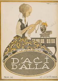 D'ací d'allà : magazine mensual. Vol. II, núm. 10 (10 octubre 1918) | Biblioteca Virtual Miguel de Cervantes