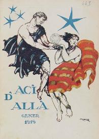 D'ací d'allà : magazine mensual. Vol. III, núm. 1 (gener 1919) | Biblioteca Virtual Miguel de Cervantes