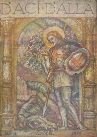 D'ací d'allà : magazine mensual. Vol. III, núm. 4 (abril 1919) | Biblioteca Virtual Miguel de Cervantes