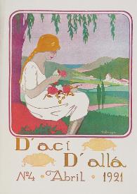 D'ací d'allà : magazine mensual. Vol. VII, núm. 4 (abril 1921) | Biblioteca Virtual Miguel de Cervantes