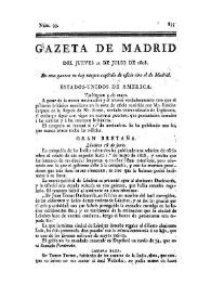 Gazeta de Madrid. 1808. Núm. 93, 21 de julio de 1808 | Biblioteca Virtual Miguel de Cervantes