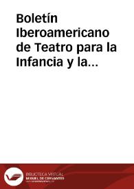 Boletín Iberoamericano de Teatro para la Infancia y la Juventud. Núm. 1, enero 1973 | Biblioteca Virtual Miguel de Cervantes