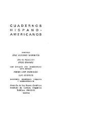 Cuadernos Hispanoamericanos. Núm. 317, noviembre 1976 | Biblioteca Virtual Miguel de Cervantes