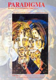 Paradigma : Revista de investigación educativa. Año 11, Nº 13, octubre 2002 | Biblioteca Virtual Miguel de Cervantes