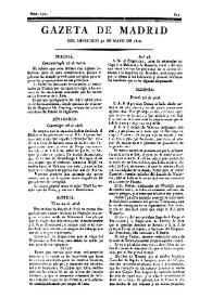 Gazeta de Madrid. 1810. Núm. 150, 30 de mayo de 1810 | Biblioteca Virtual Miguel de Cervantes