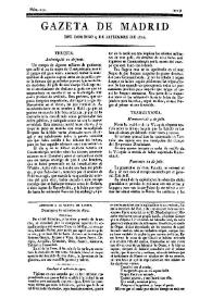 Gazeta de Madrid. 1810. Núm. 252, 9 de septiembre de 1810 | Biblioteca Virtual Miguel de Cervantes