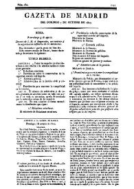 Gazeta de Madrid. 1810. Núm. 280, 7 de octubre de 1810 | Biblioteca Virtual Miguel de Cervantes