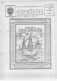 Gramma. Año III, número X, 1992 | Biblioteca Virtual Miguel de Cervantes