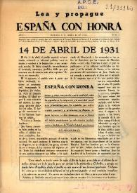 España con Honra | Biblioteca Virtual Miguel de Cervantes